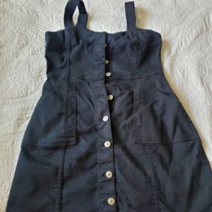 Mini overall dress